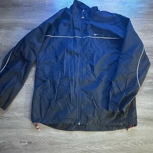 Nike Men's Dark Blue Windbreaker Jacket